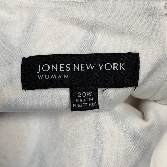 Jones New York Woman Size 20W Large Floral Print Sleeveless Sheath Dress - Picture 5 of 6